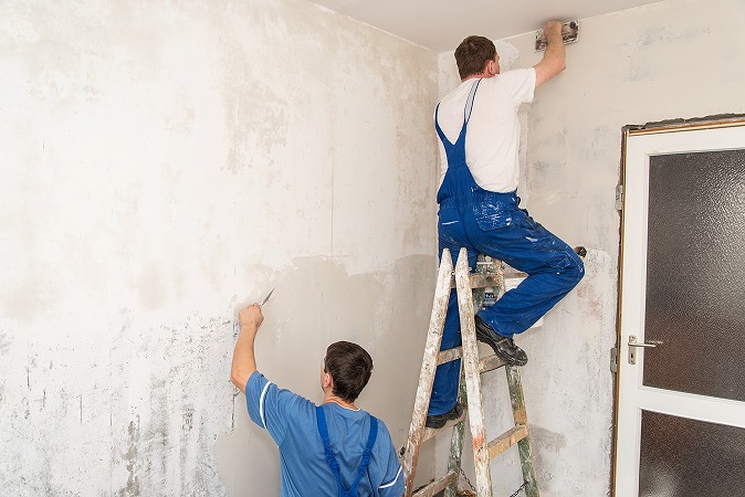 左官工事スタッフ