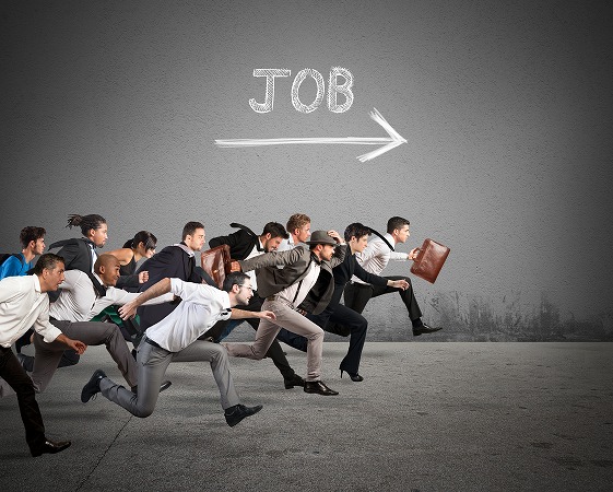 JOBに向かって走る