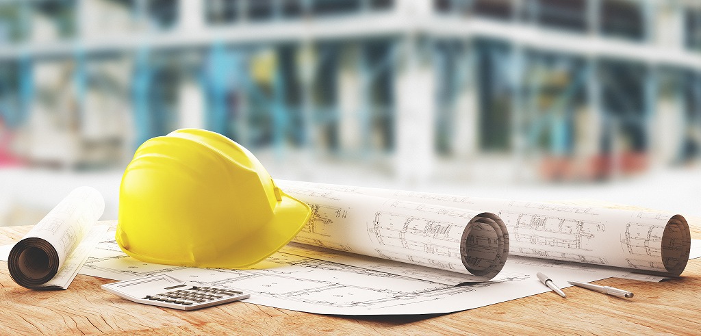 図面とヘルメット
